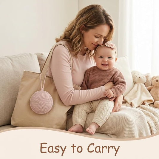 Smlpuame 4 Pack Pacifier Holder Case Set,2 Silicone Portable Pacifier Cover Pouch Bag for Diaper Bags Baby Carriage with 2 Transparent Pacifier Storage Container Box,Easy to Clean,Boho(Green+Pink)